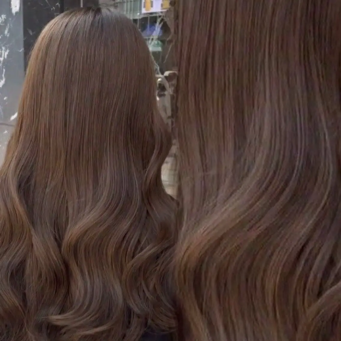 ロング カラー カット ヘアカラー トリートメント RYU/レイヤー /透明感艶カラーのヘアスタイル