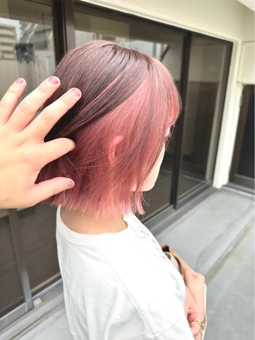 ミディアム カラー ヘアカラー 松井   結愛/ ユアのヘアスタイル
