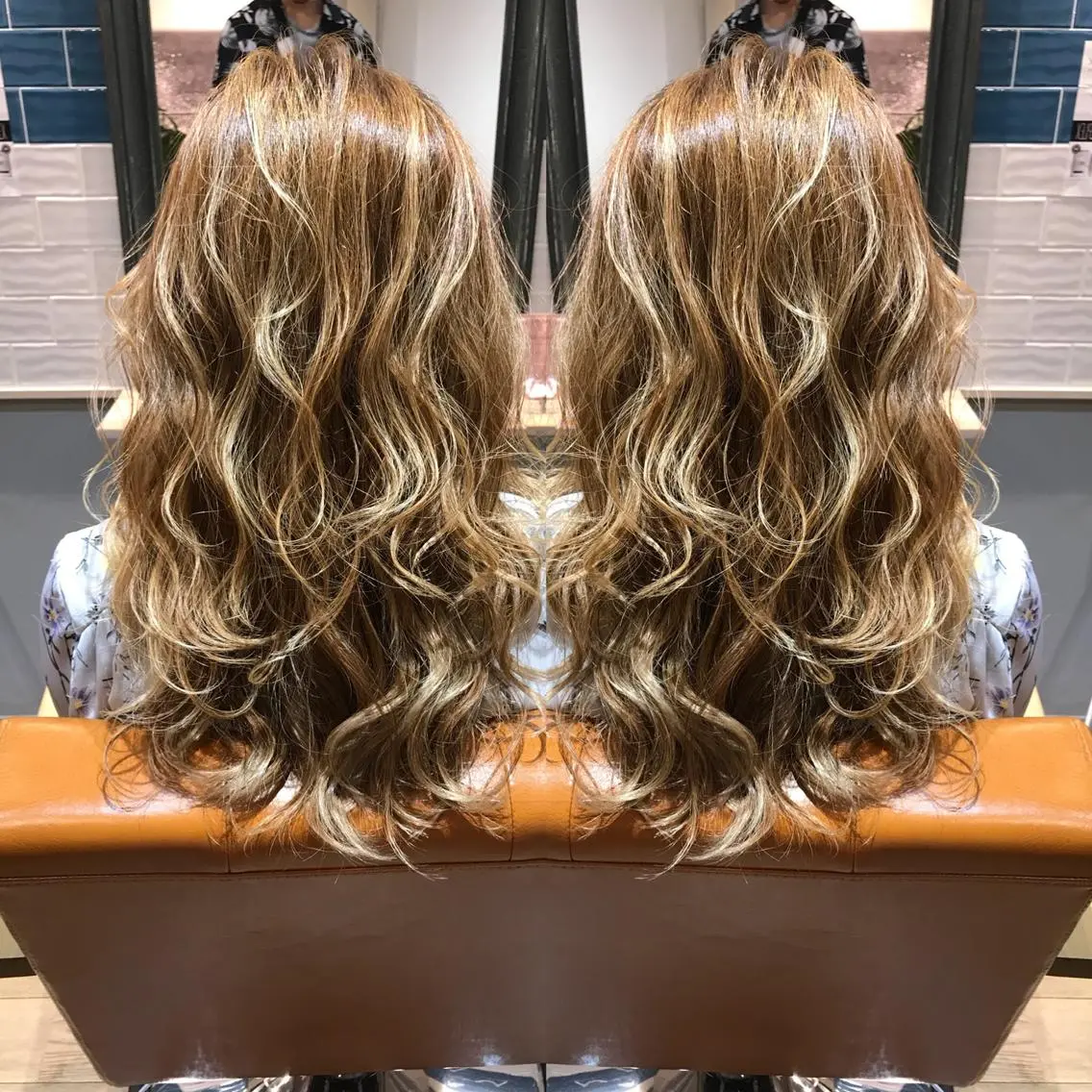 ロング カラー ハイライトカラー ハイライト 髪質改善特化 ミサワコウキのヘアスタイル