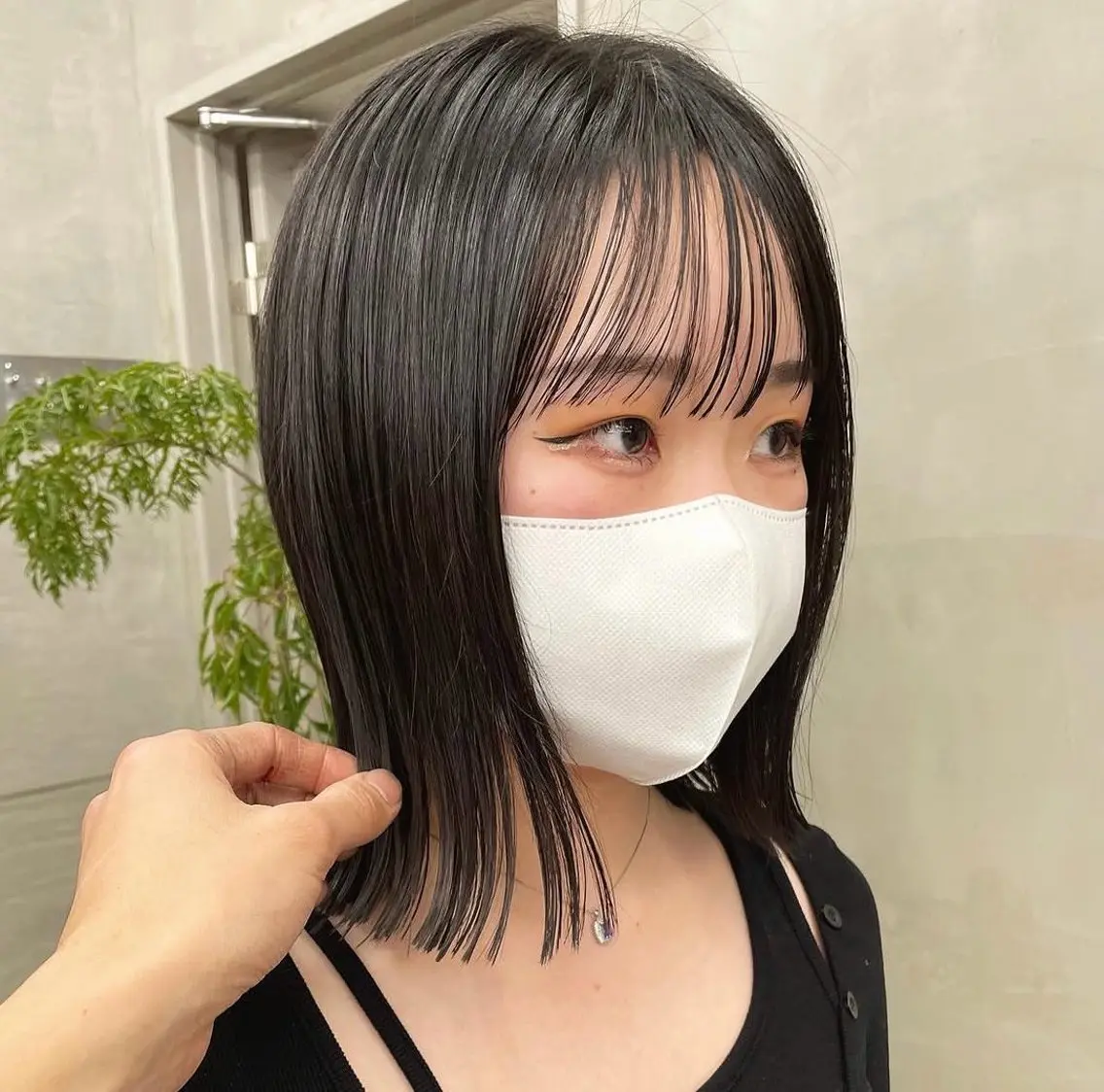 ショート ボブ 外ハネヘア カット トリートメント 360°キレイなボブ /ミヤノのヘアスタイル