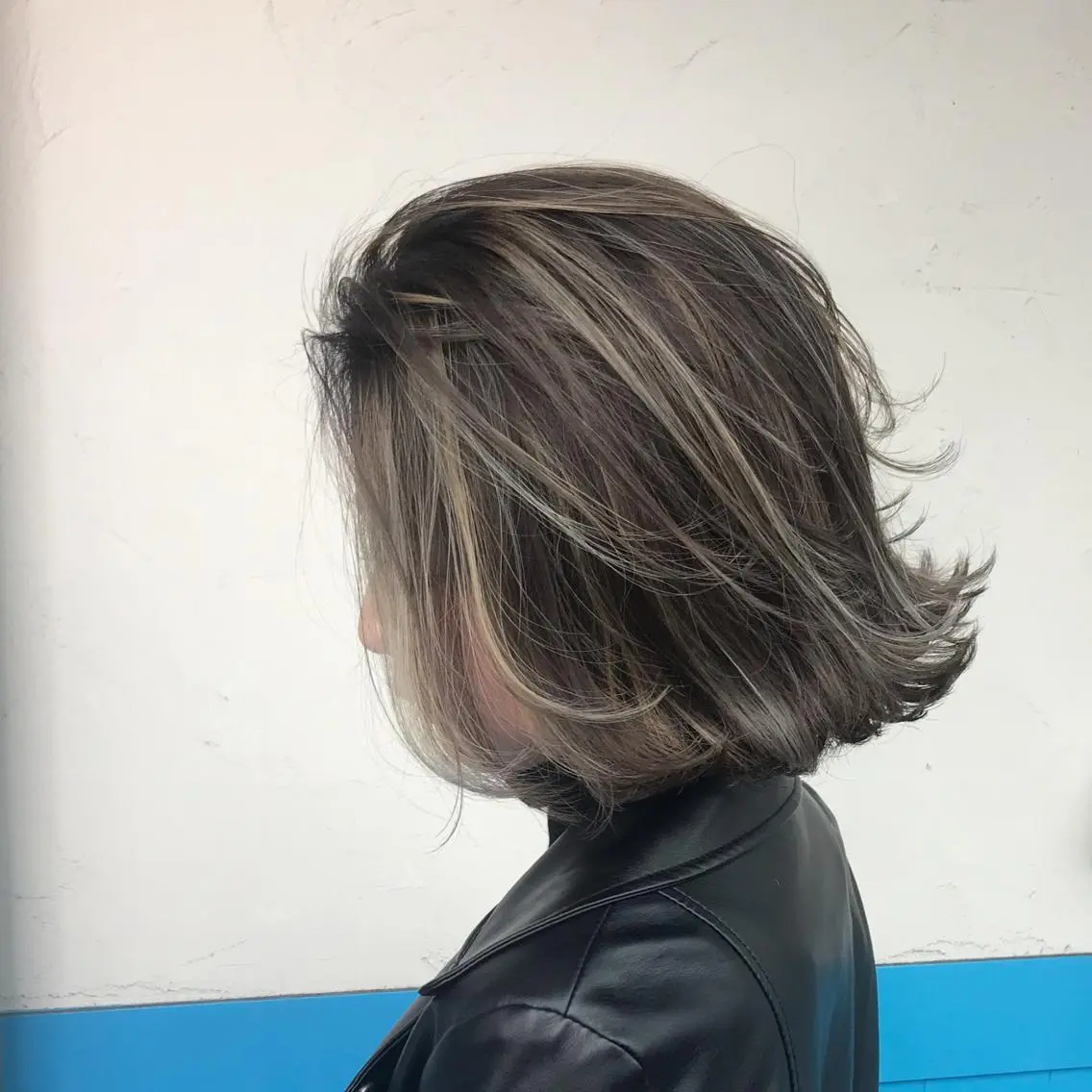 《ワンランク上の立体感》 カット＋カラー＋ケアブリーチハイライト¥15400の写真