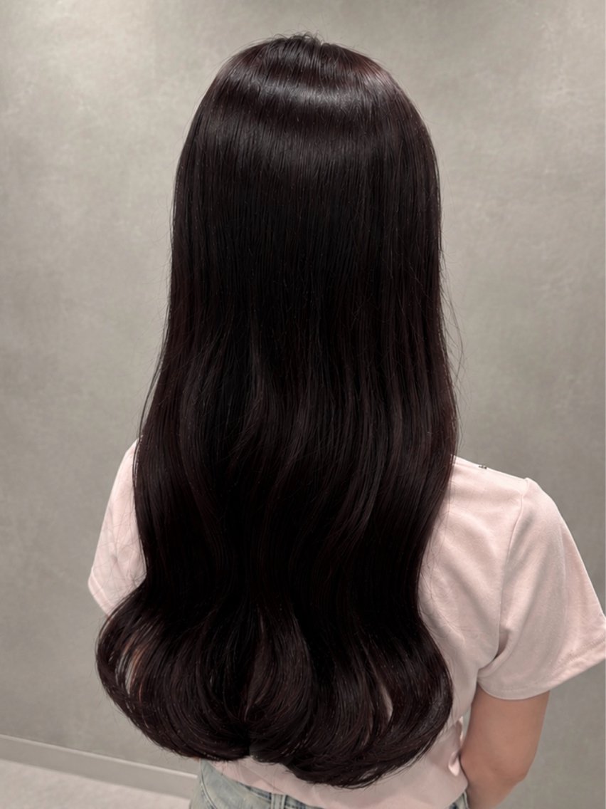 ロング カラー ヘアカラー トリートメント 🤍艶モテカラー♡ ブラウン🤍Rimiのヘアスタイル