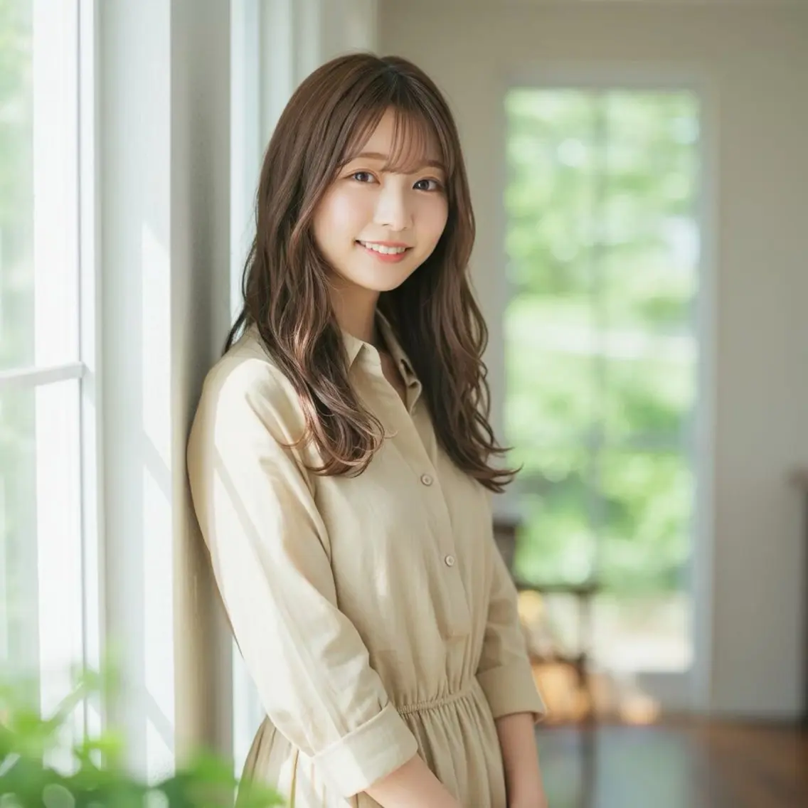 ロング カラー 顔まわりレイヤー 顔周りカット レイヤーカット 🧸コトナ越谷 🍯豊田さくらのヘアスタイル