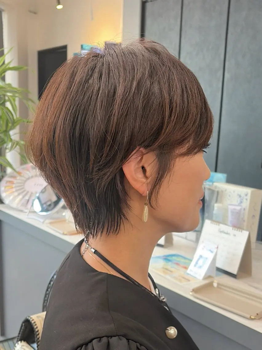 ショート 久保 佳乃のヘアスタイル