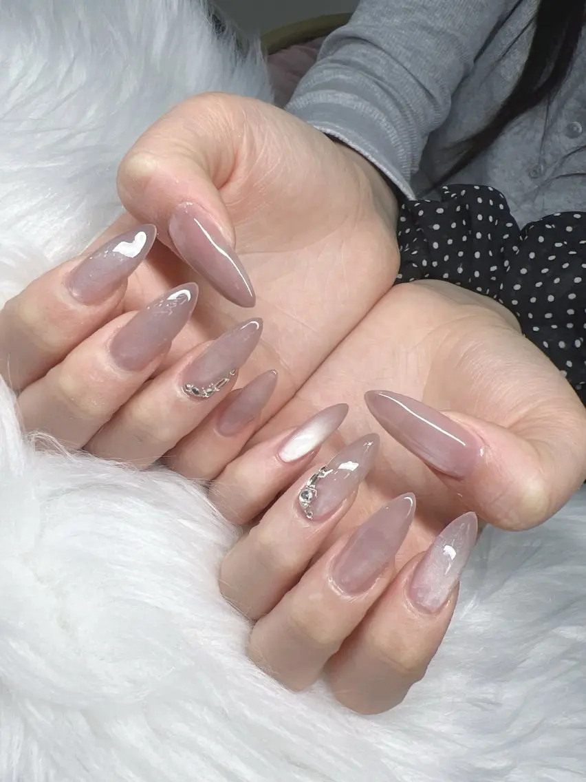 ネイル ハンドネイル Lee Nails チップ長さだし専門店のネイルデザイン