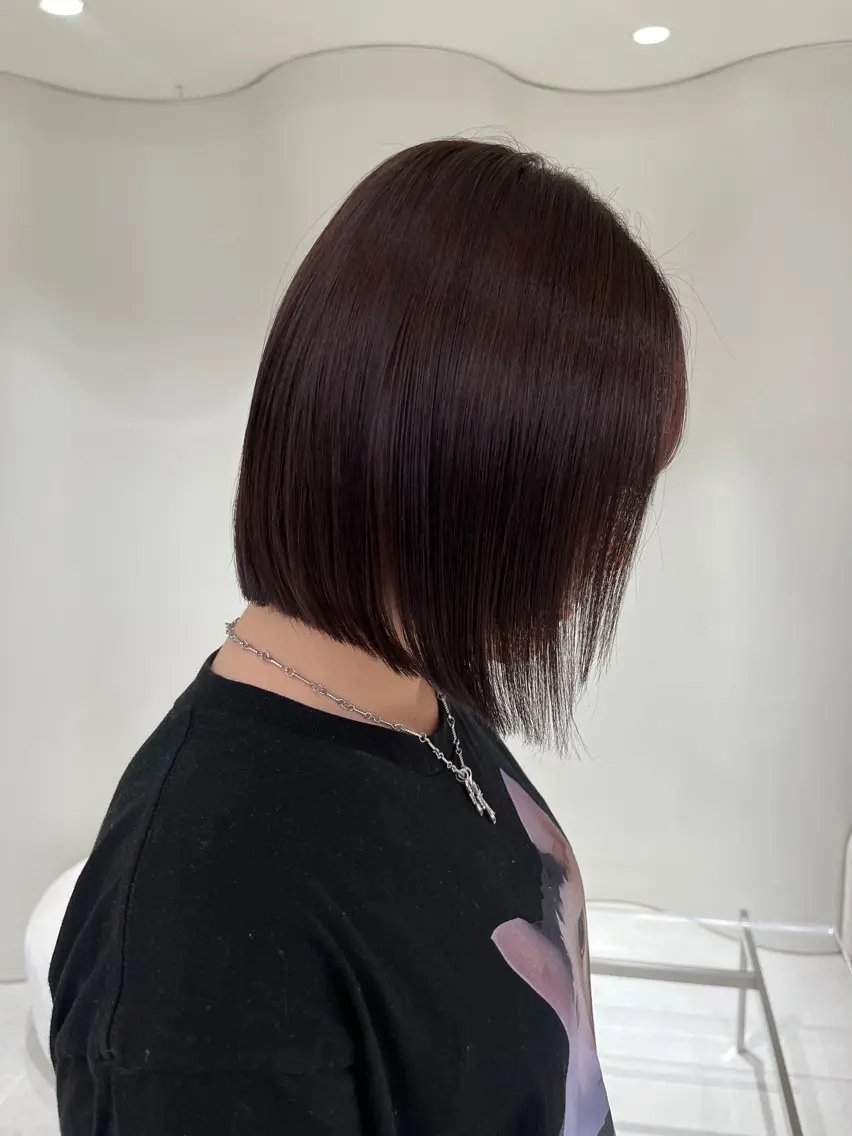 ショート ボブ カット Kaede✩.* keen立川のヘアスタイル