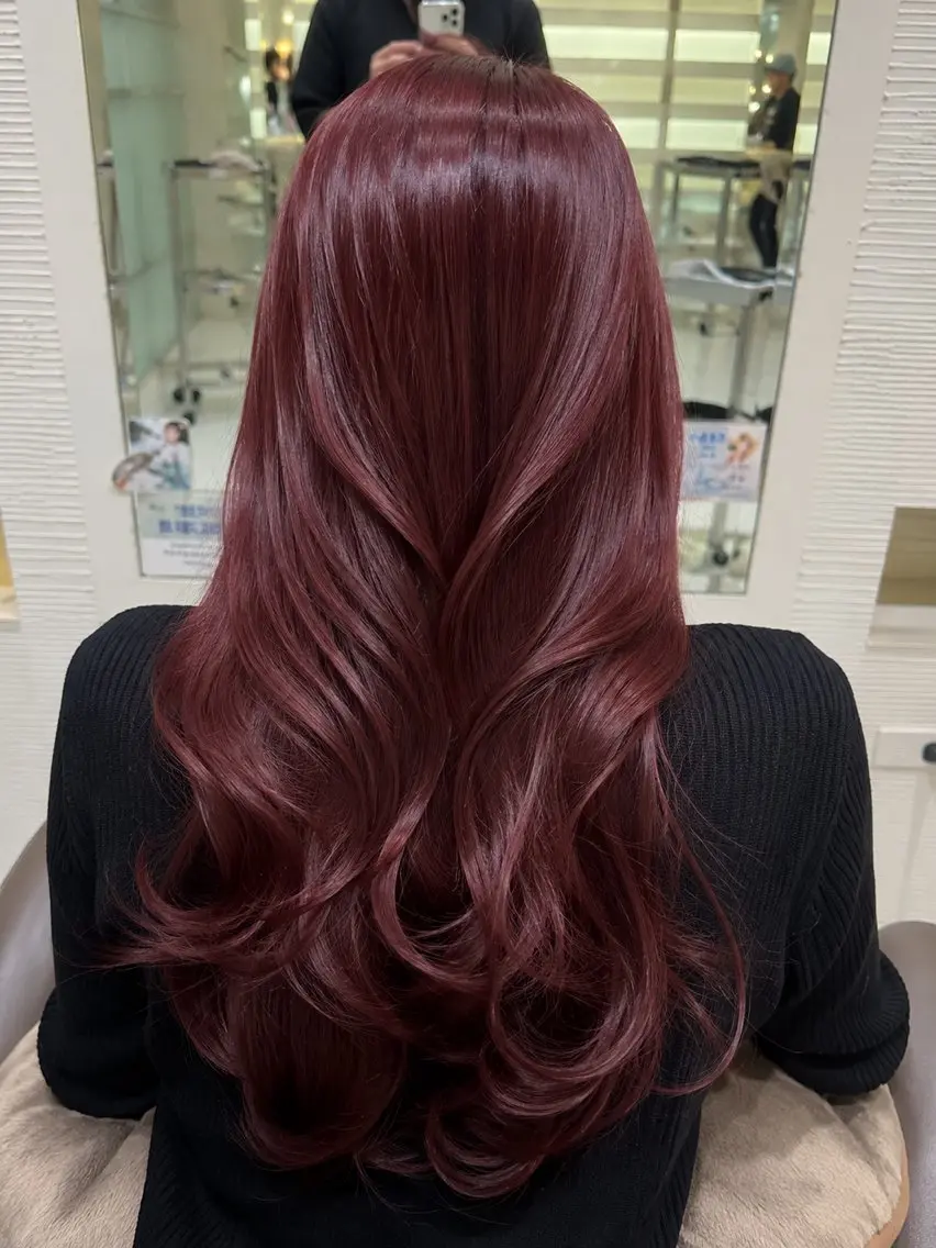 ロング カラー 銀座/透明感カラー/ 艶カラー/えるのヘアスタイル