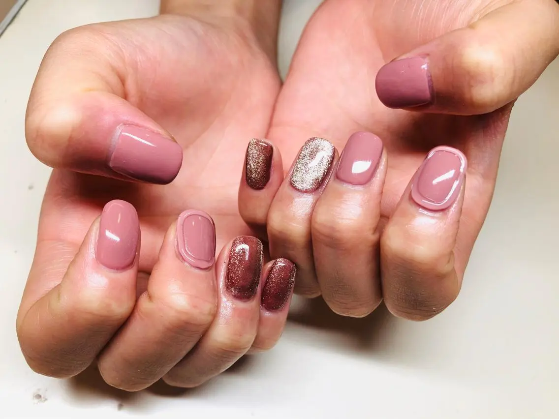 ネイル 持ち込み いちじゅう あおいのネイルデザイン