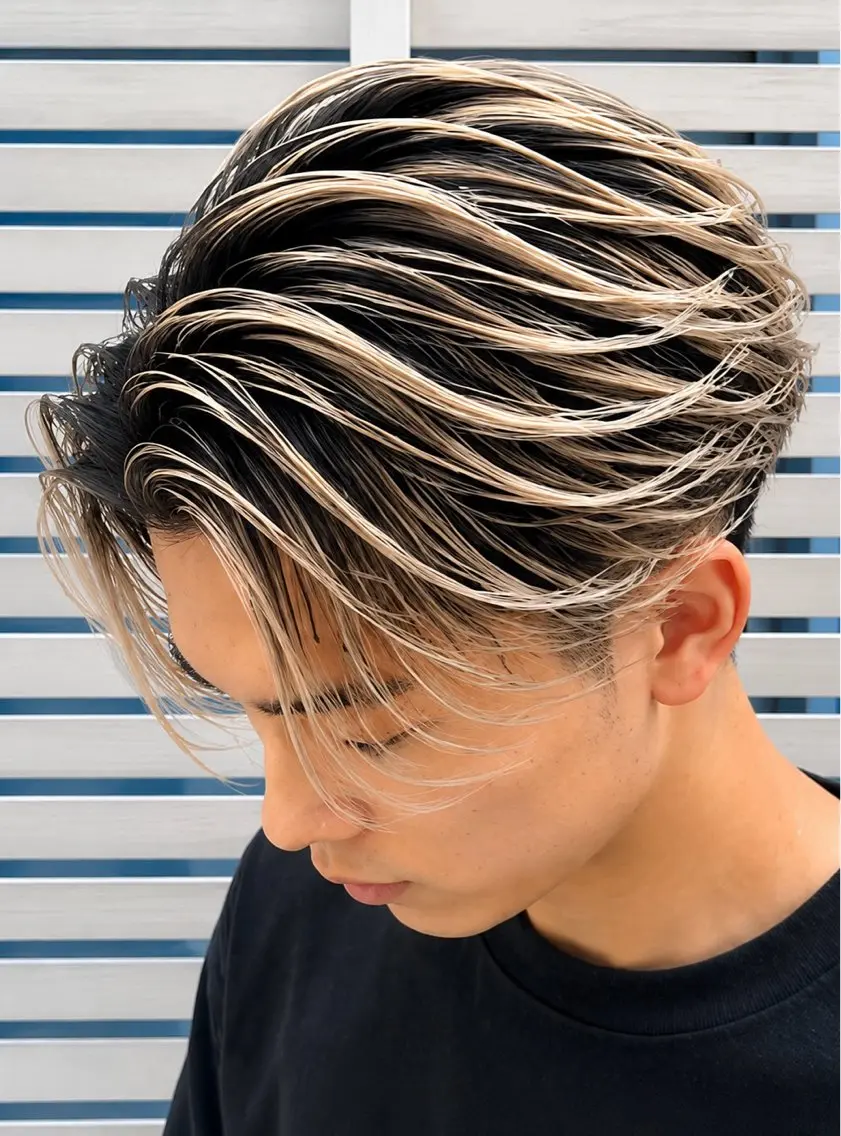 メンズバレイヤージュの写真
