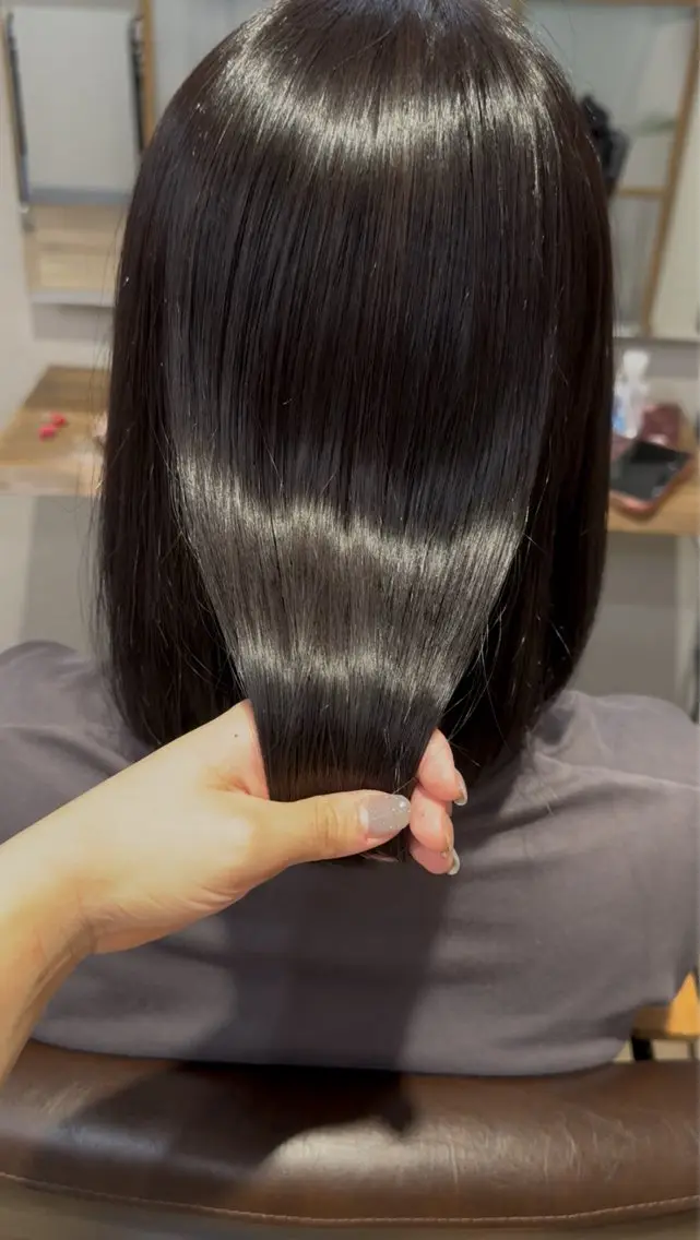 【最高艶髪】カット+ハーツ美髪矯正+オーダーメイド髪質改善トリートメント✨の写真