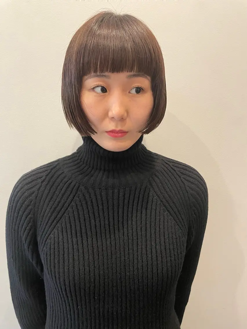 ショート カット ヘアカラー トリートメント ボブ／パーマ指名 No. 1🍃れんとのヘアスタイル