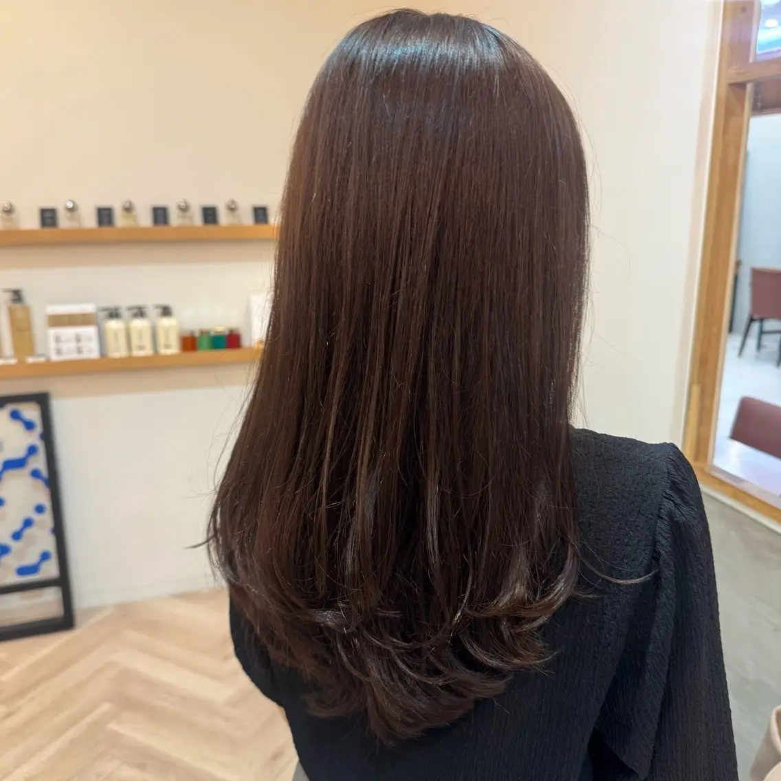 ロング レイヤーカット カット ヘアカラー トリートメント 透明感カラー/レイ ヤー/Nana🌈のヘアスタイル