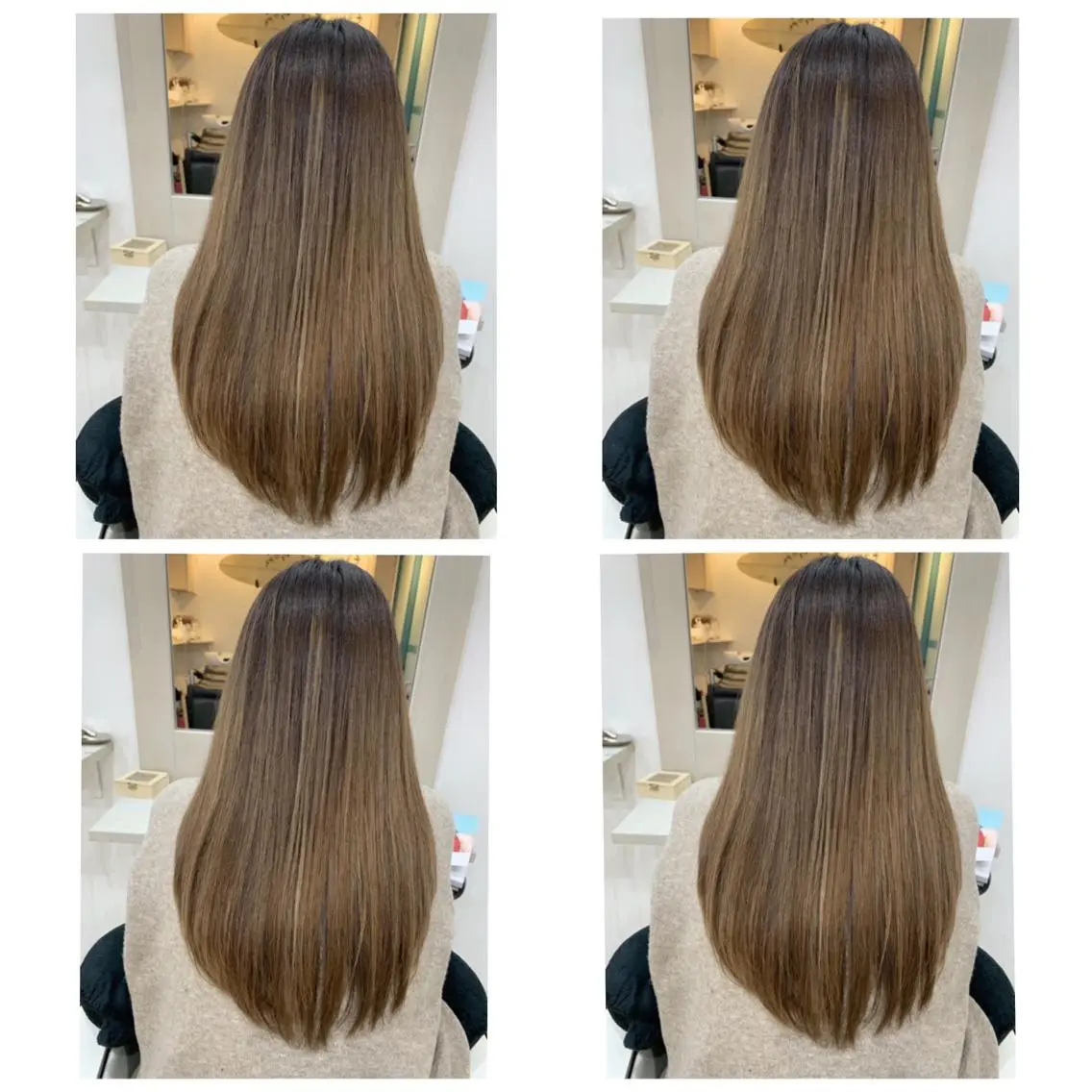 ロング カラー ヘアカラー トリートメント 京都大人女性ショート 徒歩1分/秋山のヘアスタイル
