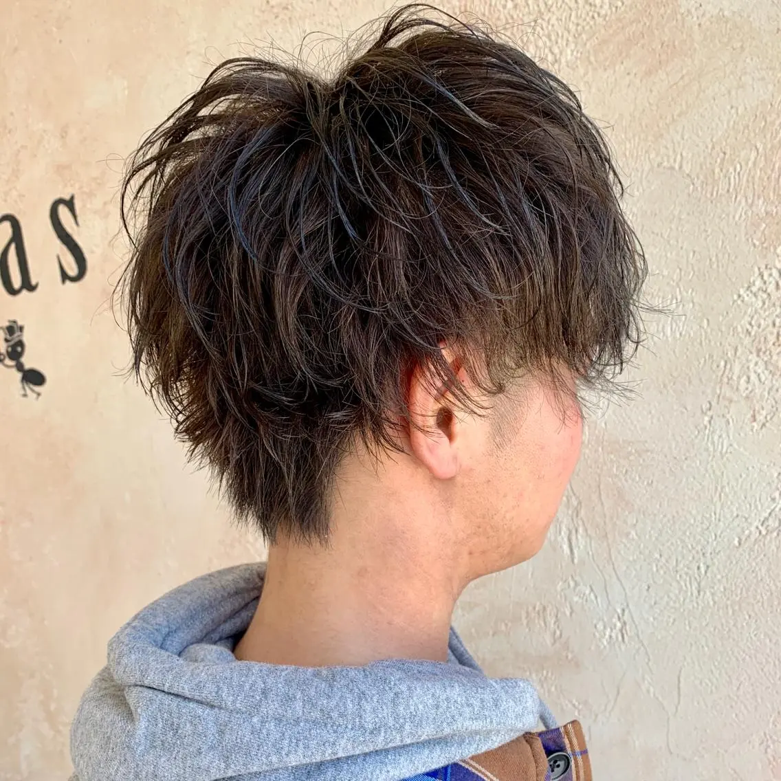 パーマ メンズ カット パーマ 水戸内原🐜 メンズ郡司裕紀のヘアスタイル
