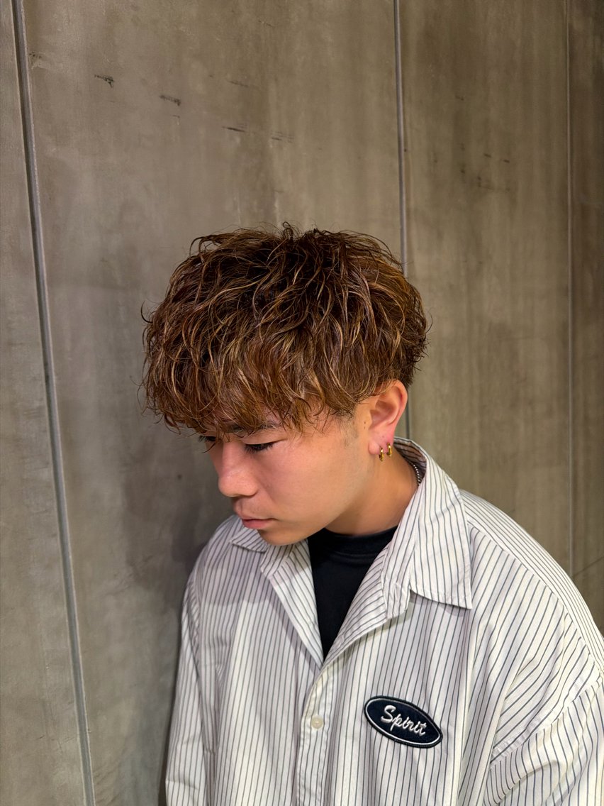 カラー ブラウンカラー メッシュ ヘアカラー 加賀美 幸乃のヘアスタイル
