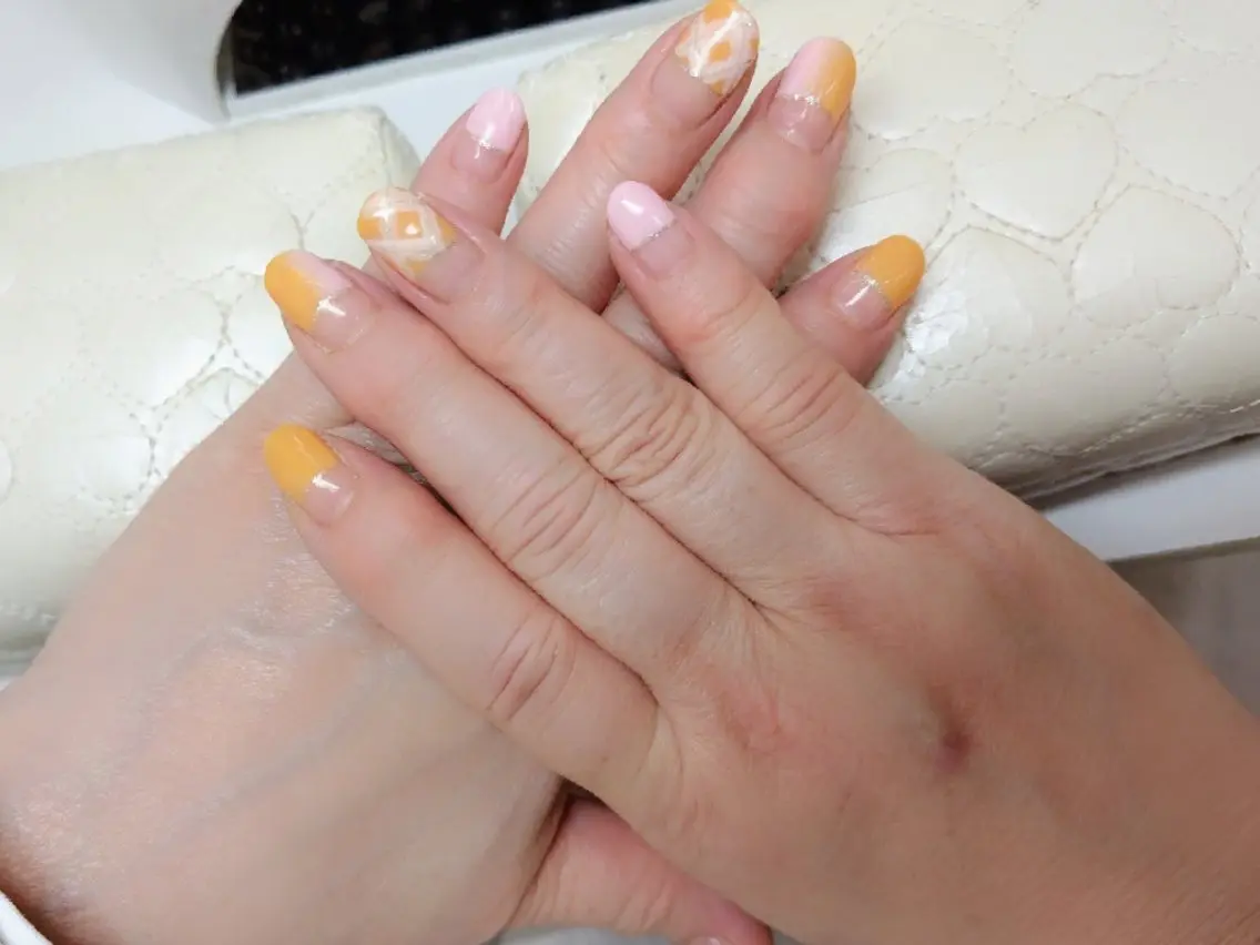 ネイル ハンドネイル 黒浜 ちなみのネイルデザイン