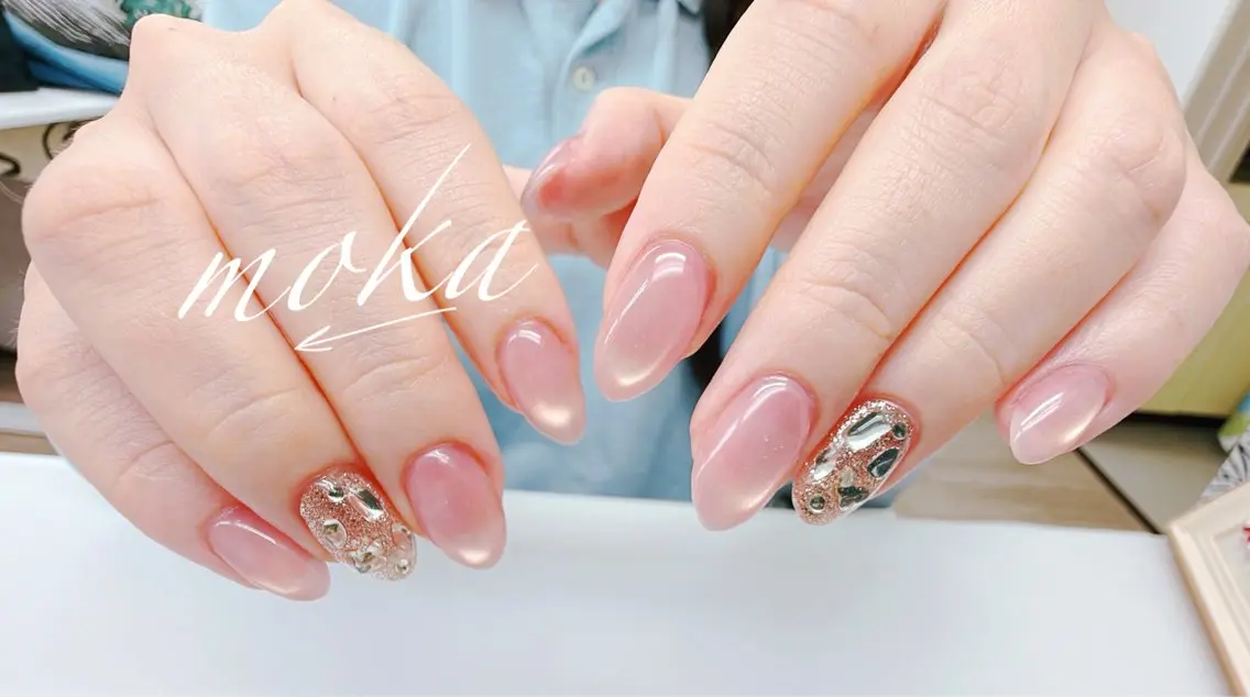 ネイル ハンドネイル ハンドケア 胡蝶蘭レディースサロ ンNailMOKAのネイルデザイン