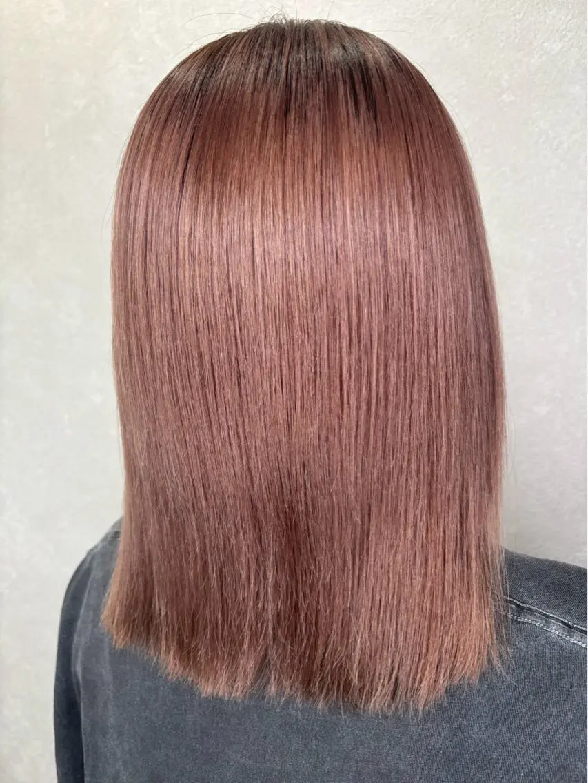 セミロング シールエクステ エクステ 学生 エクステ＊美髪サロン KR2S河内長野店長のヘアスタイル