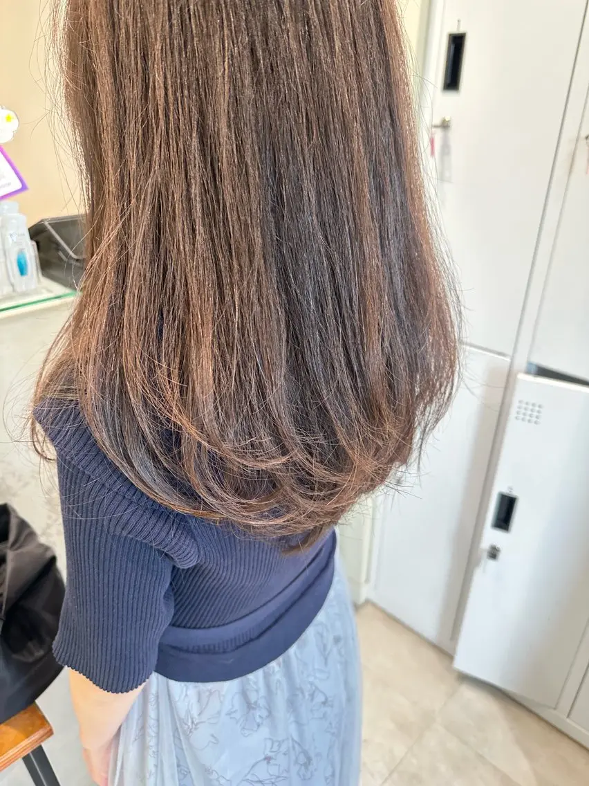 ロング カット トリートメント 透明感カラー レイヤー/AIKAのヘアスタイル