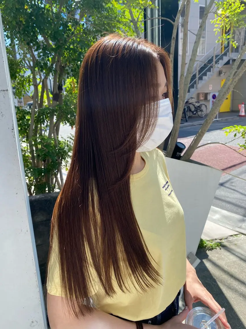セミロング カット トリートメント Ikeda Uのヘアスタイル