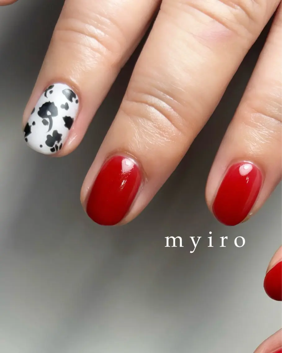 ネイル アートネイル フラワーネイル myiro【マイロ】 林のネイルデザイン