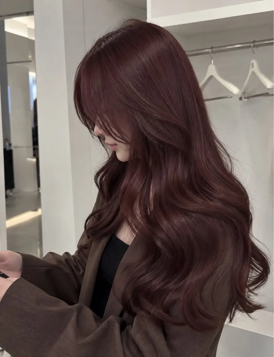 ロング ヘアカラー トリートメント ua. ／透明感カラーのヘアスタイル