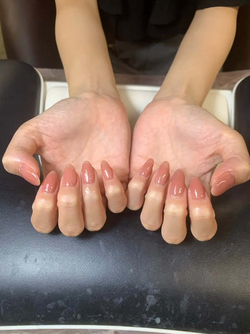 🩷長さだし10本+ワンカラー🩷の写真