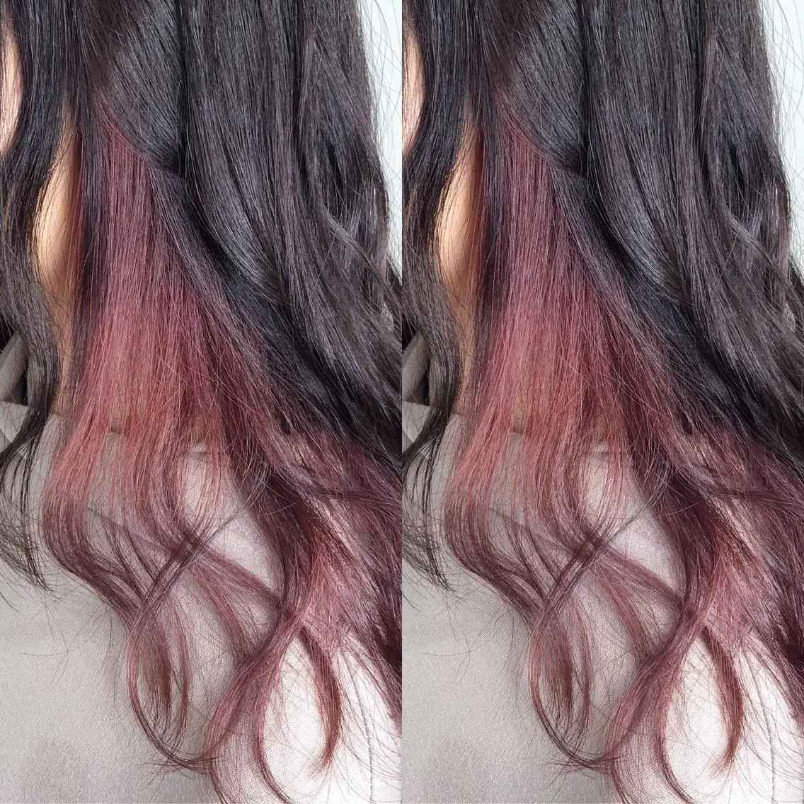 ロング カラー パーマ ヘアアレンジ 八巻 晴香のヘアスタイル