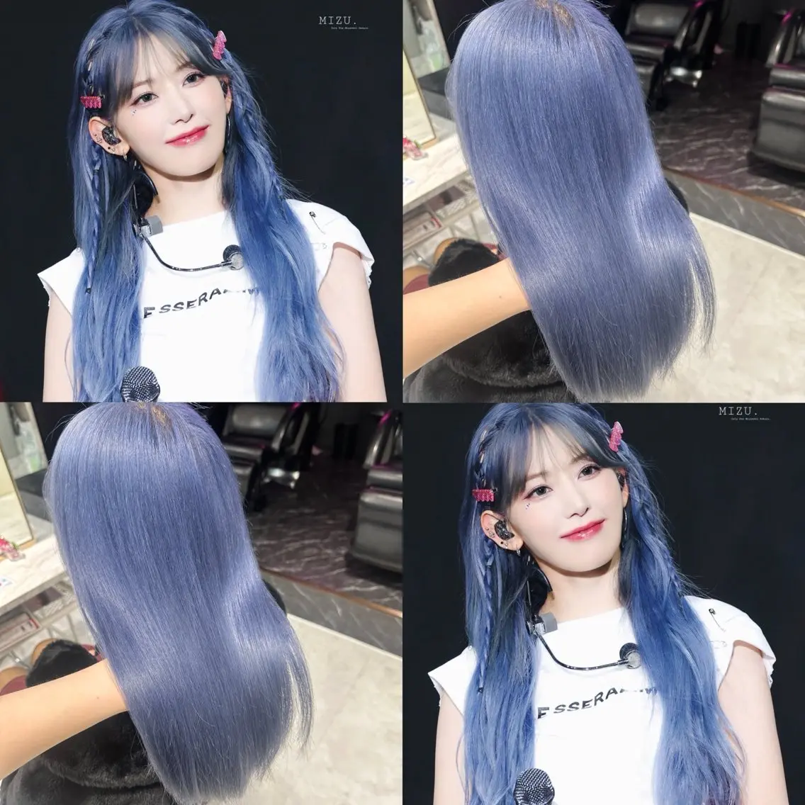 セミロング カラー ヘアアレンジ キッズ カット ヘアカラー トリートメント レイヤー/ダブル カラー/YURINAのヘアスタイル