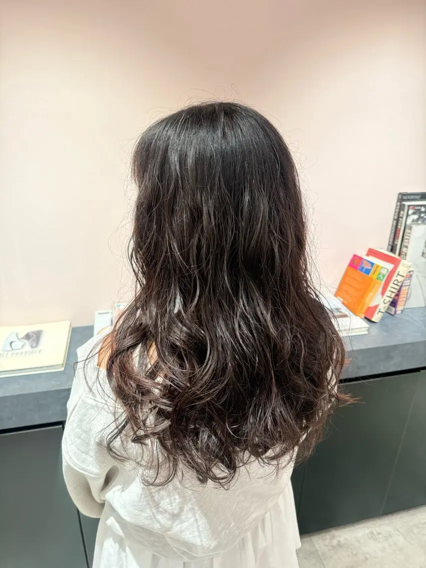 セミロング セミロングパーマ 🌷パーマ nanami🌷のヘアスタイル