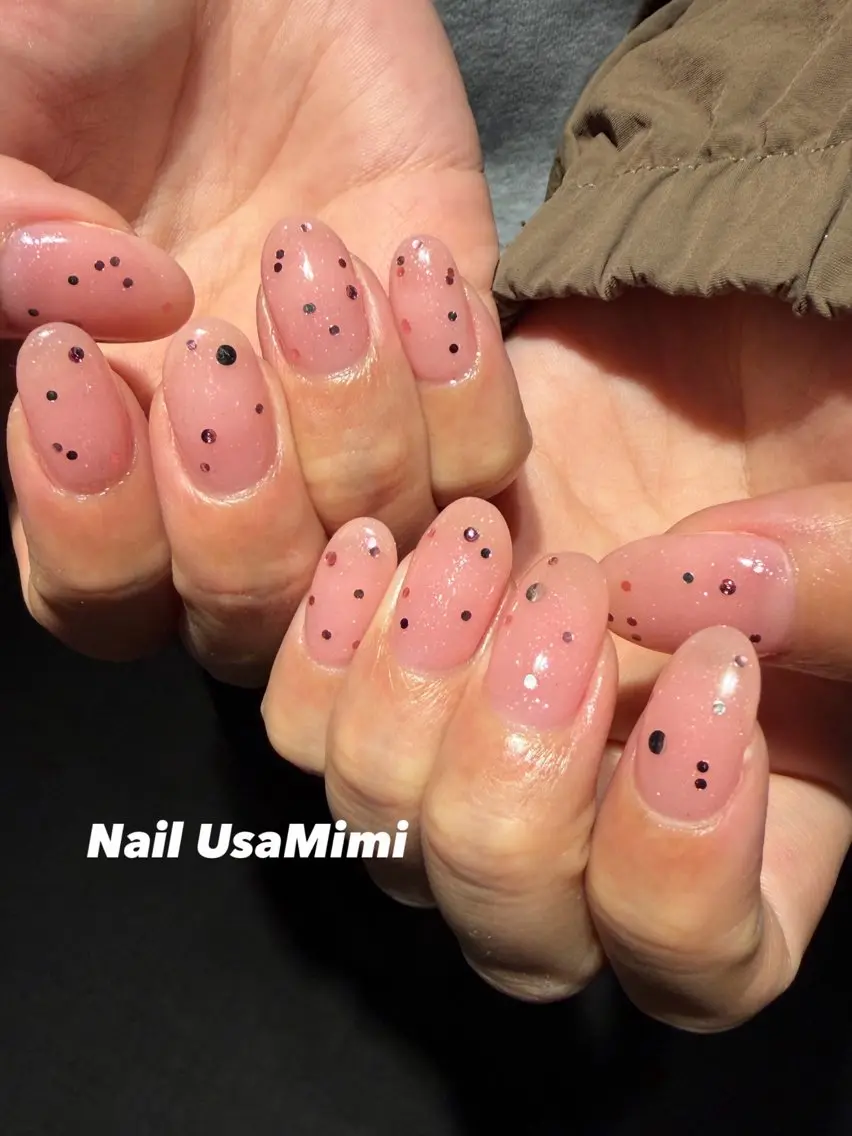 ミディアム ハンドネイル 本町Nail Usa Mimi  SAKIのネイルデザイン