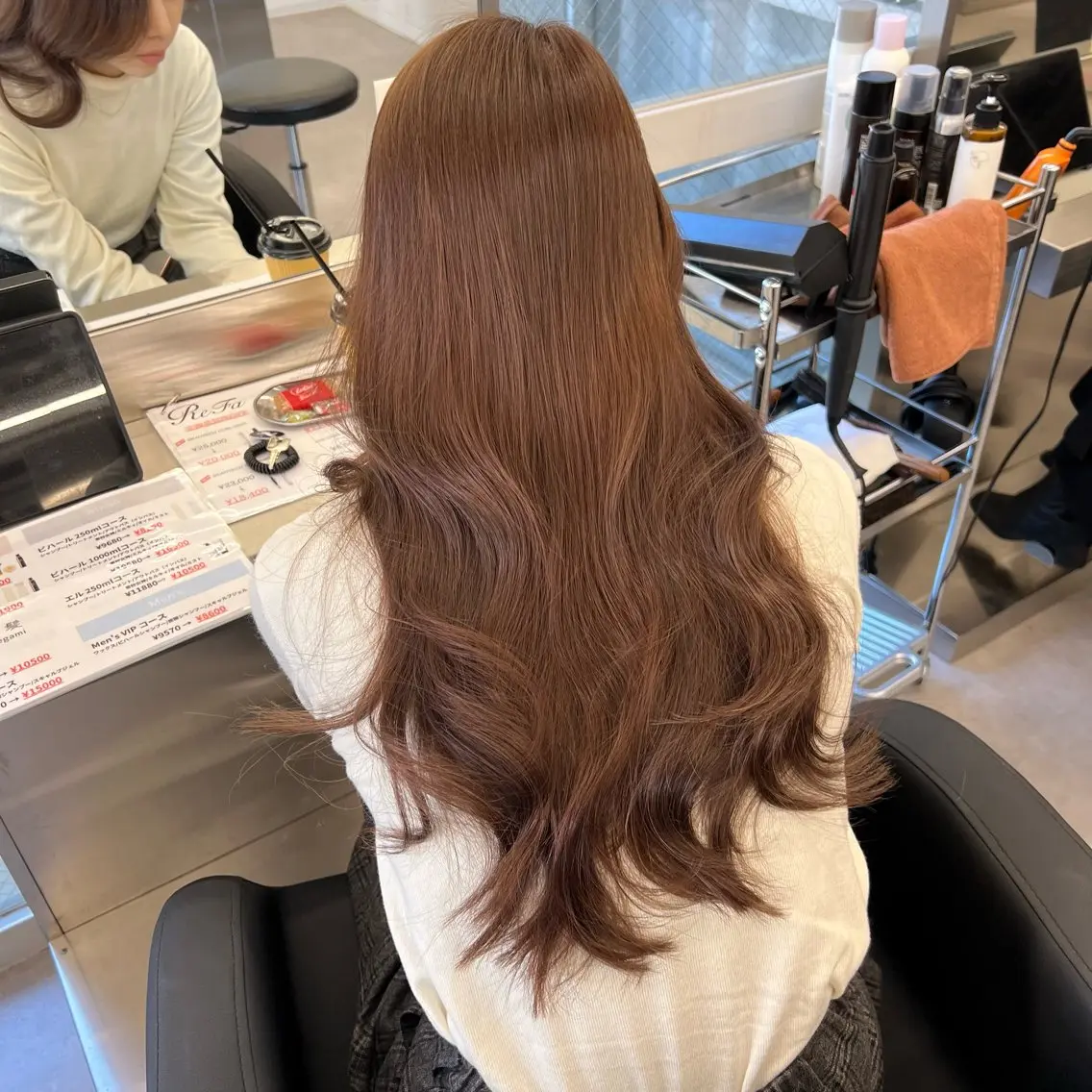 ロング カラー カット ヘアカラー エクステ 艶髪/シールエクステ 🌻ノゾミ🌻のヘアスタイル