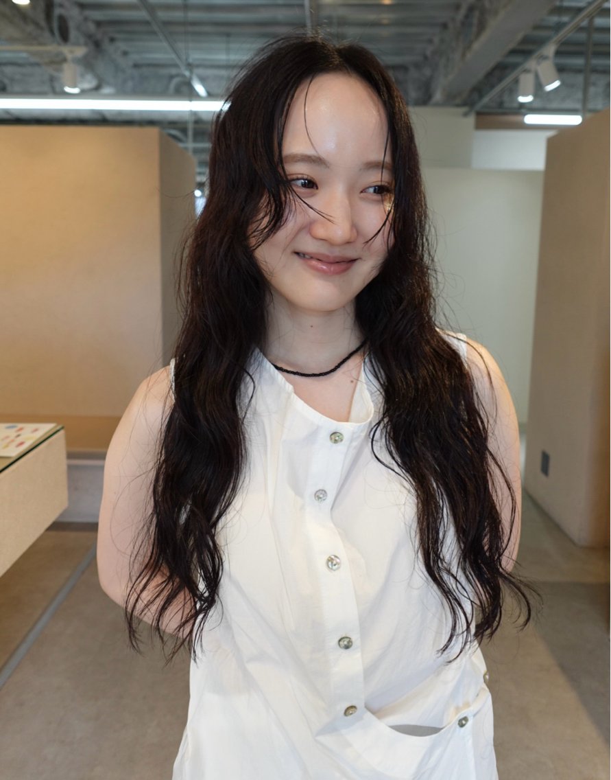 ロング カラー ロング 大村 優奈のヘアスタイル