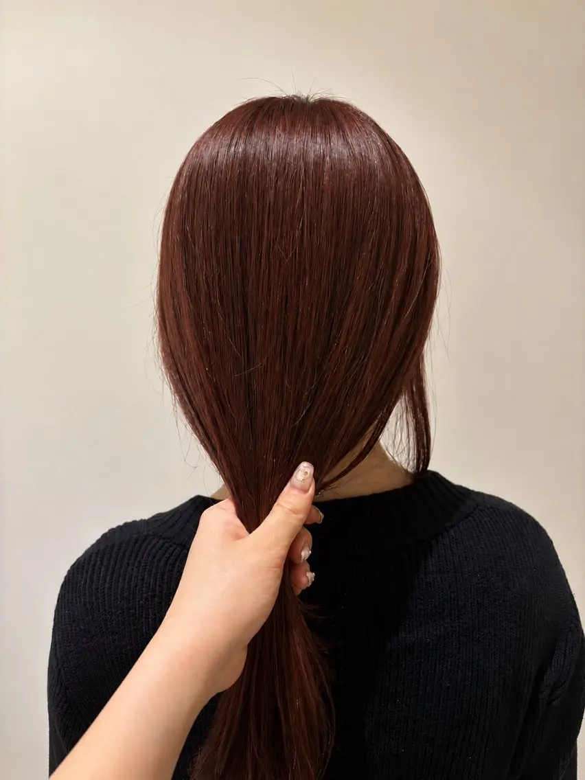 【💫イエベさん向け💫】血色感UPワンカラー+オージュアトリートメント💎の写真