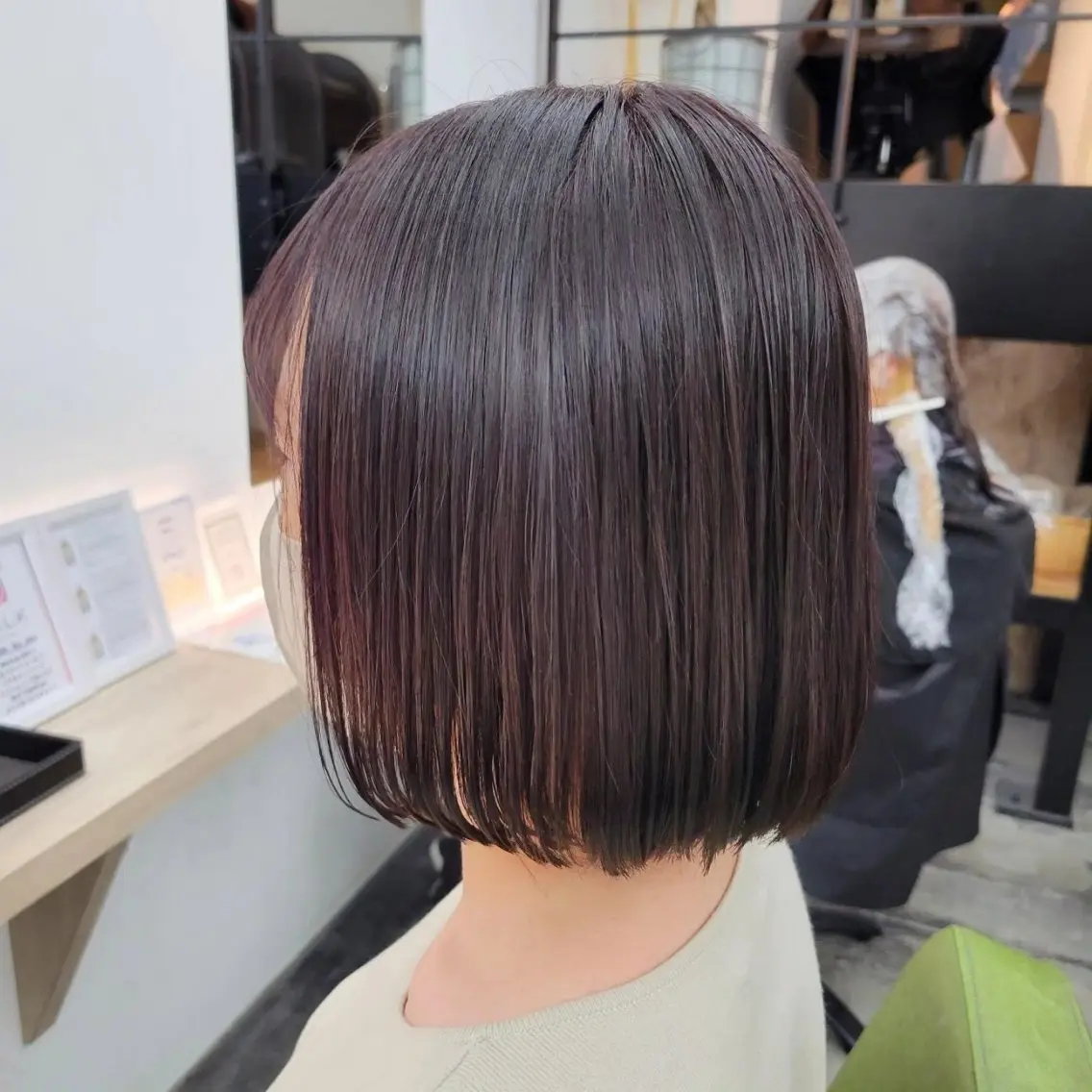 カラー miku ⟡.·透明感カラーのヘアスタイル