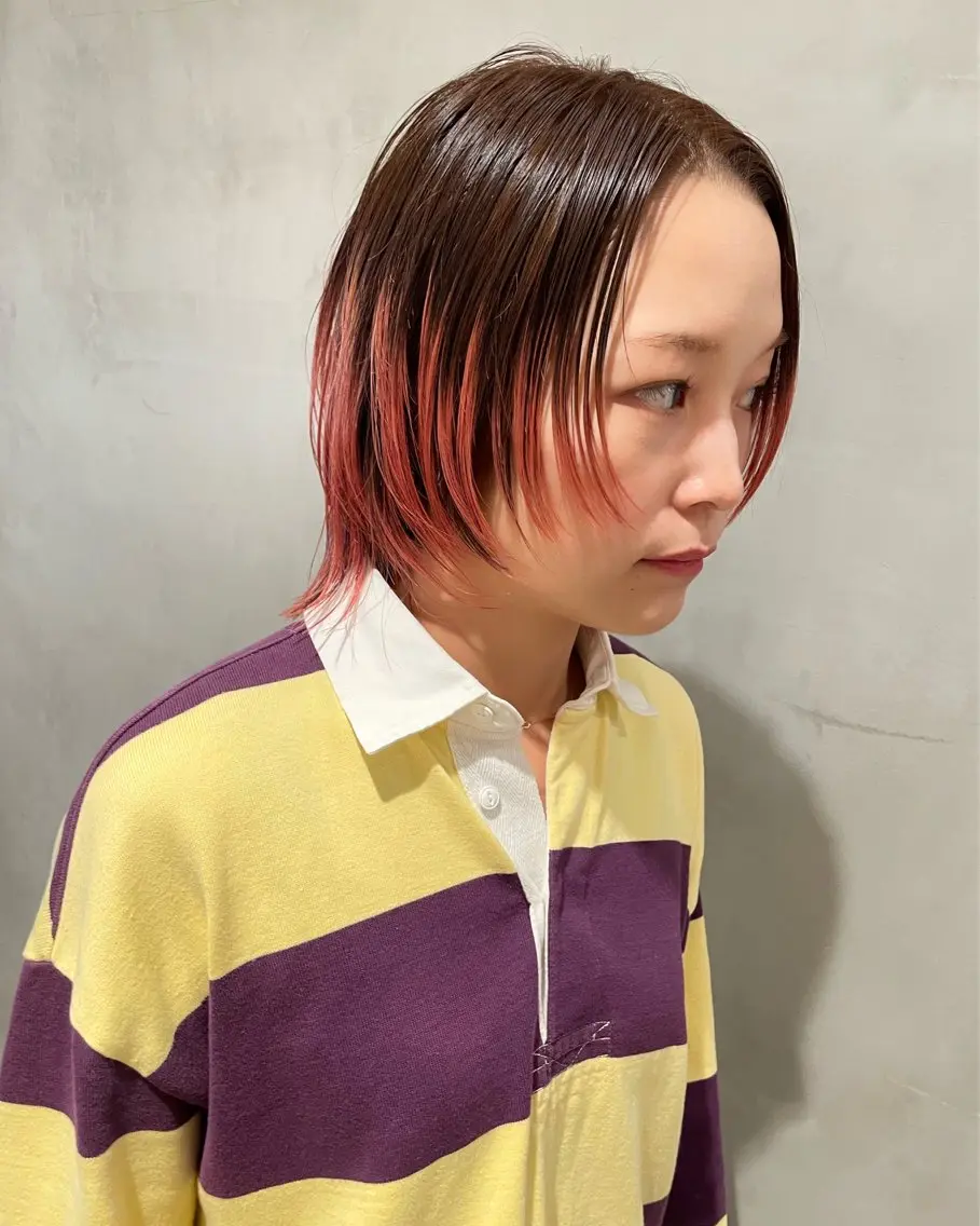 ショート カラー ヘアカラー トリートメント 優作 〜圧倒的信頼〜のヘアスタイル