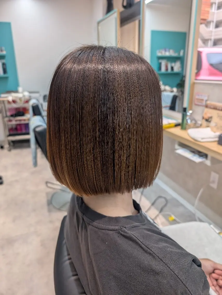 ショート 縮毛矯正 カット 縮毛矯正 田端みおと🐱 SoZoBridgeのヘアスタイル