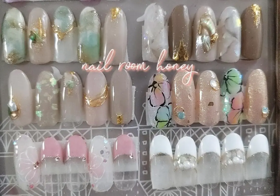 ネイル アートネイル ハンドネイル nail room  honeyのネイルデザイン