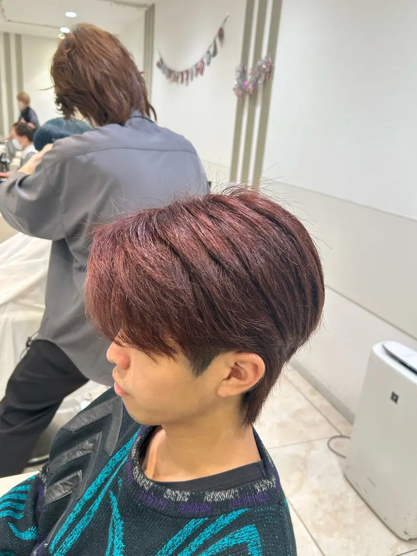ショート カラー メンズ men'sパーマ/ tatsukiのヘアスタイル