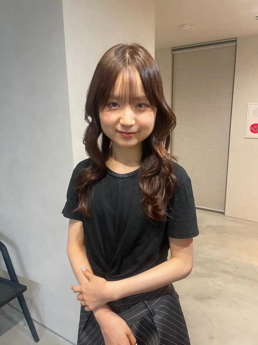 ロング ヘアカラー AMATORA SPA/福井美悠のヘアスタイル