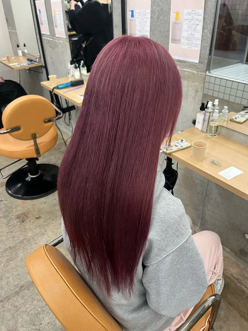カラー カット ヘアカラー トリートメント 透明感カラー×艶髪 🍒Mihoのヘアスタイル