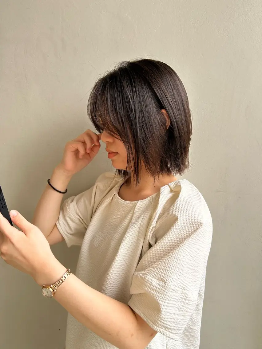 ショート カット 山口 朔弥のヘアスタイル