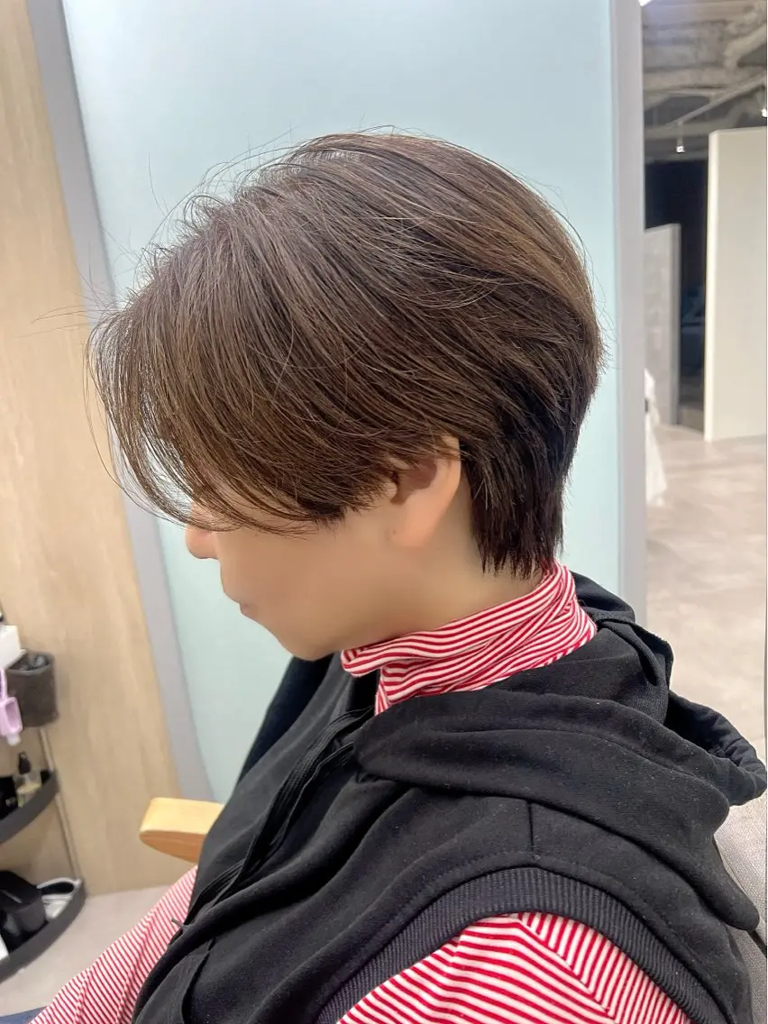 ショート ハンサムショート ショートヘア メンズ レイヤー ウルフ 弓木啓輔のヘアスタイル