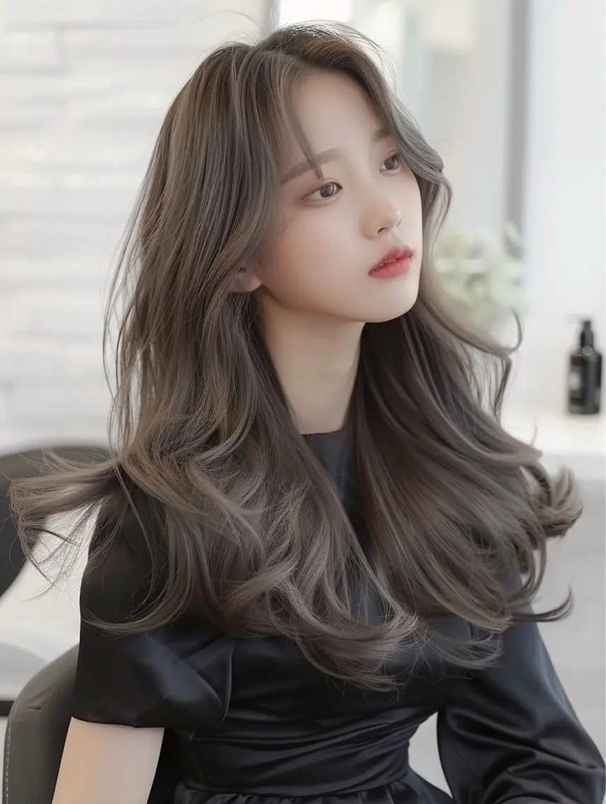 【 期間限定 】🇰🇷リアル韓国ヘア🇰🇷 レイヤーカット+ プラチナトリートメントの写真