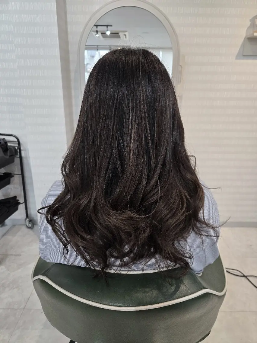セミロング レイヤーカット カット ヘアカラー トリートメント CREAPY  代表 福田 将太のヘアスタイル