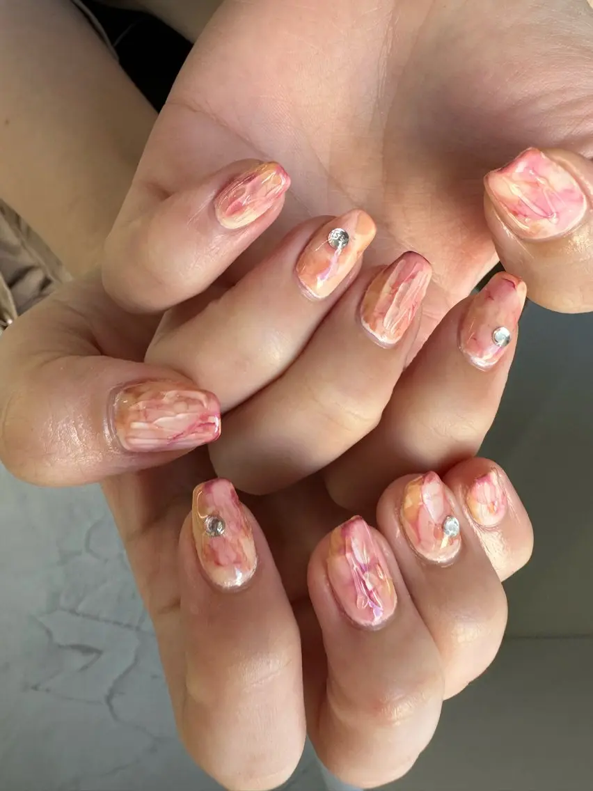ネイル ピンク Kaede *LUFTのネイルデザイン