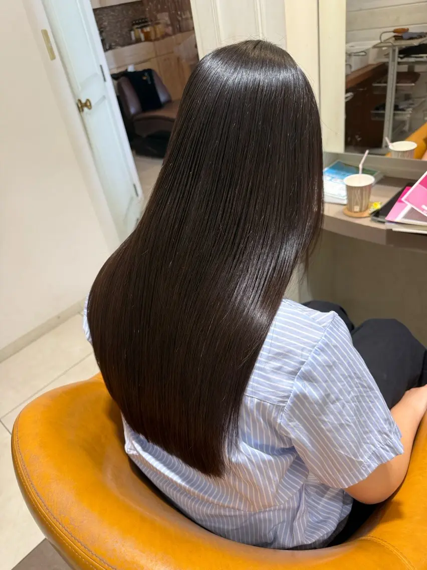 ロング 髪質改善 ロング obje't cielのヘアスタイル