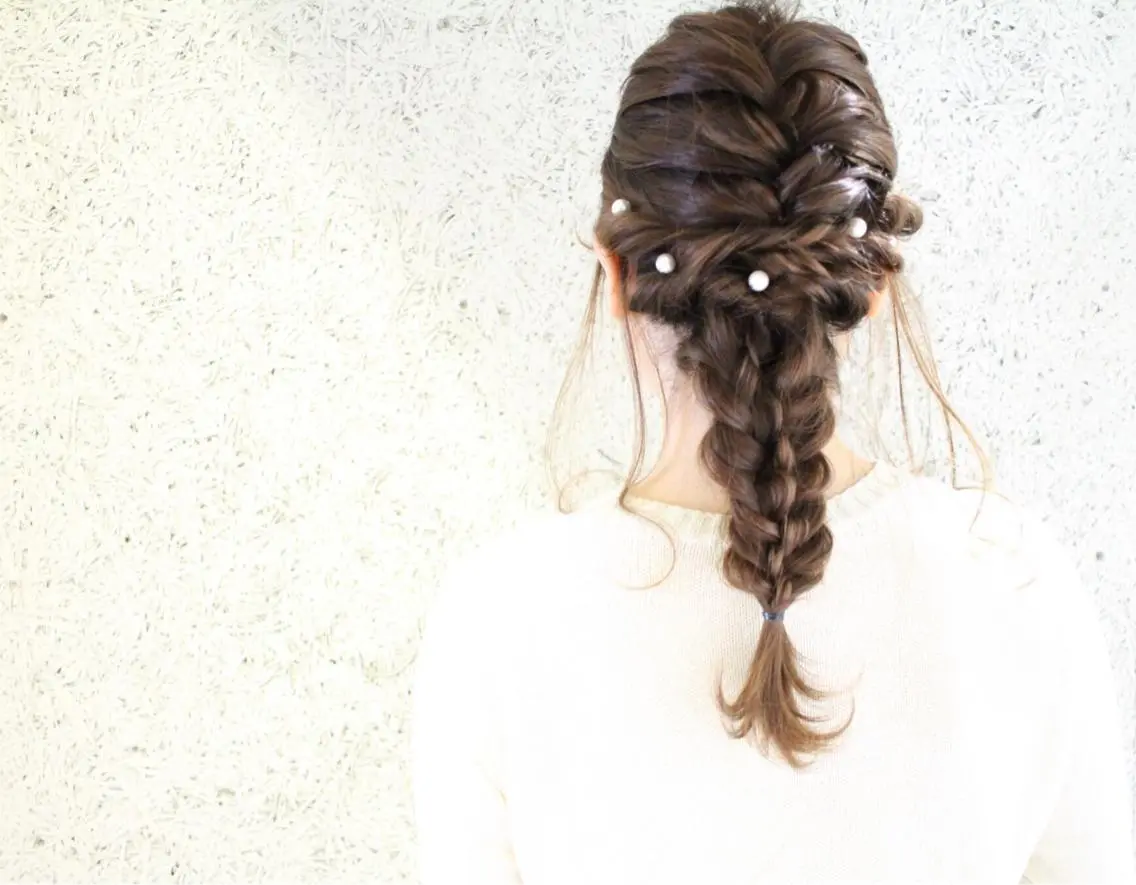 セミロング ロング ヘアアレンジ creep hair nozomiのヘアスタイル