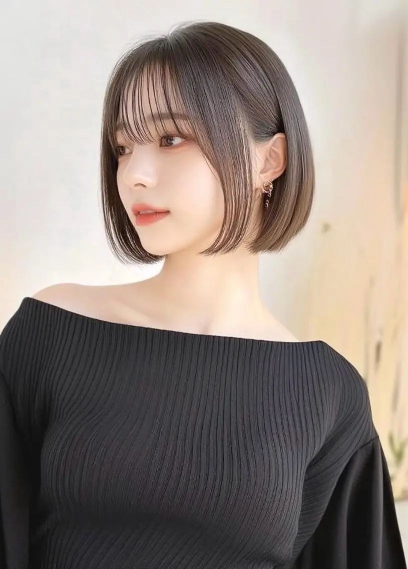 ショート カラー 縮毛矯正 特化生田のヘアスタイル