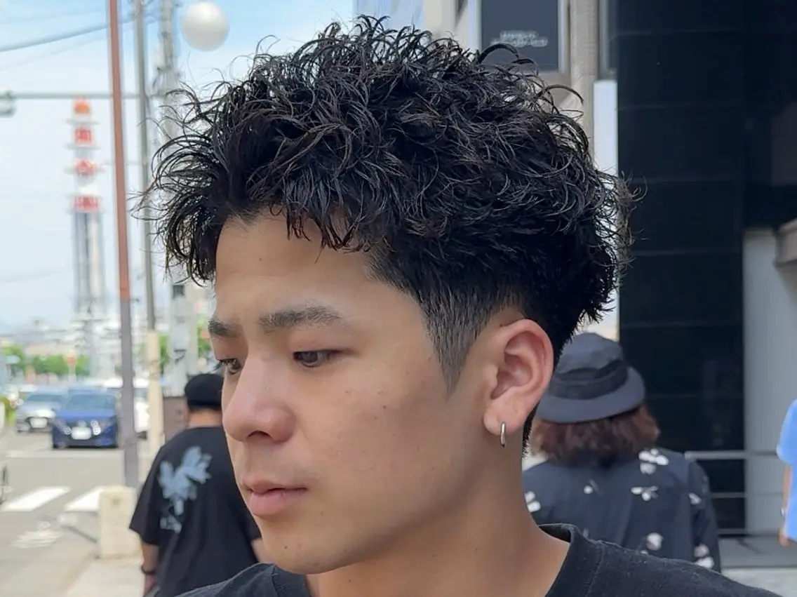 ショート メンズ カット パーマ LEN/ men’s onlyのヘアスタイル